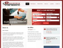 Tablet Screenshot of discoveryrentacar.com